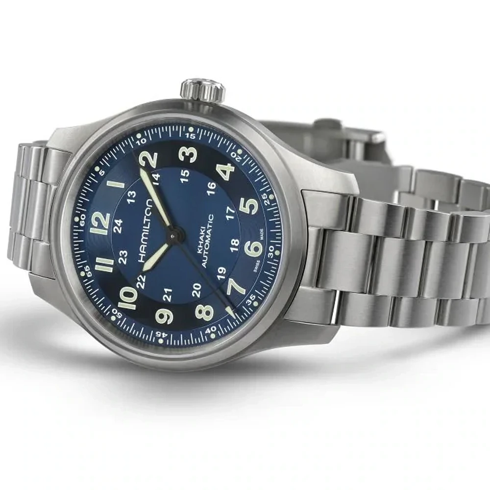 Hamilton Khaki Field Titanium Blue Dial Auto 42 MM H70545140