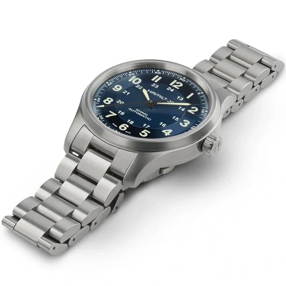 Hamilton Khaki Field Titanium Blue Dial Auto 42 MM H70545140