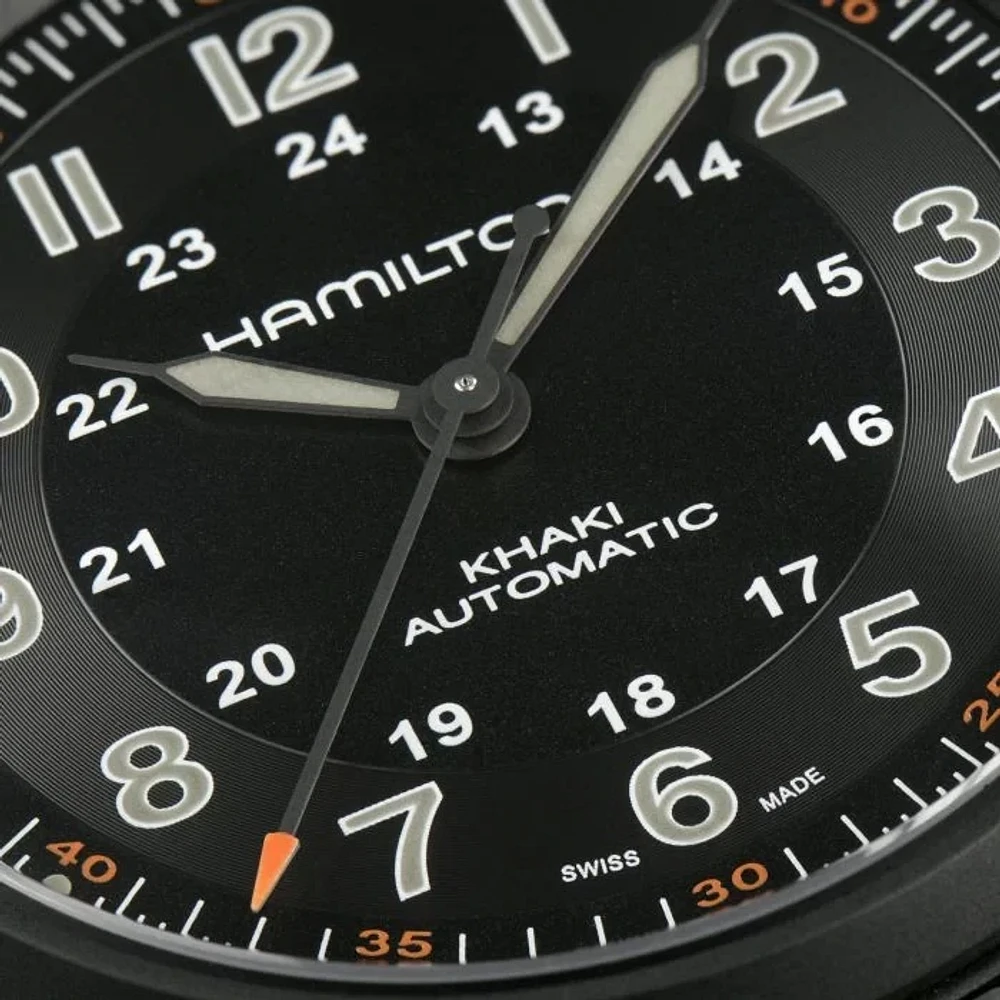 Hamilton Khaki Field Titanium Black Dial Auto 42 MM H70665130