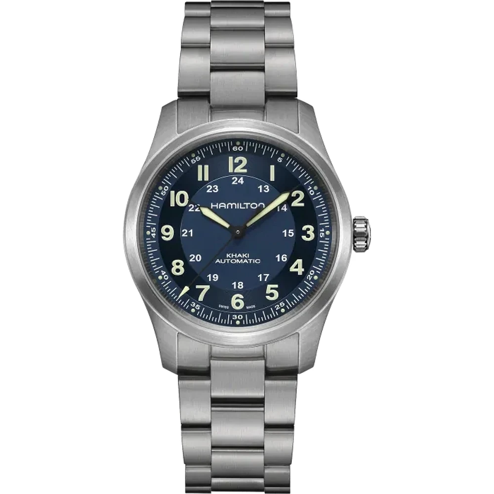 Hamilton Khaki Field Titanium Blue Dial Auto 38 MM H70205140