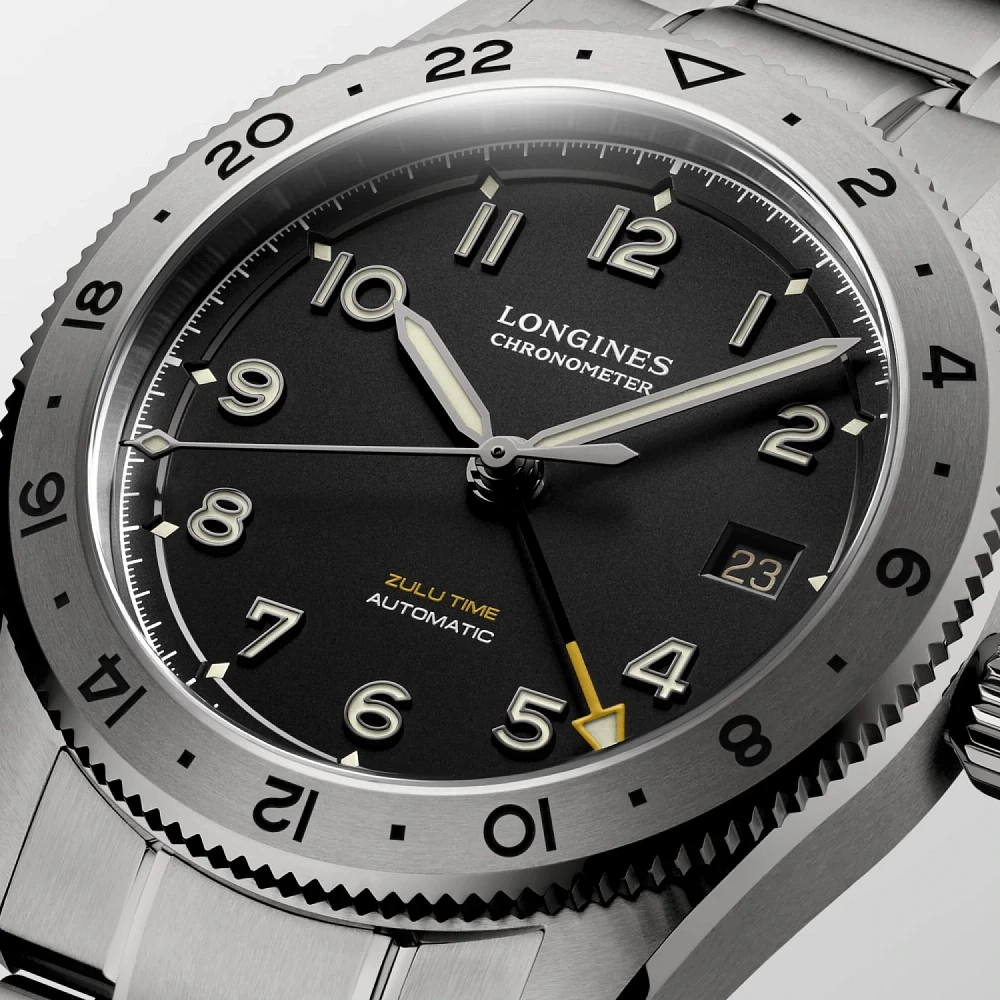 Longines Spirit Zulu Time X Hodinkee Black Dial 39 MM Automatic L38021596