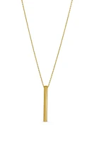 10KT Gold Engravable Pendant