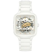 True Square Open Heart White Dial 38MM Automatic R27126012