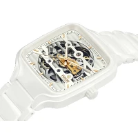 True Square Open Heart White Dial 38MM Automatic R27126012