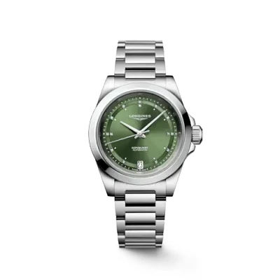 Conquest Green Dial 34MM Automatic L34304076