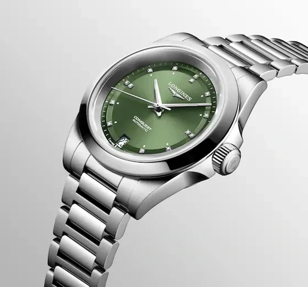 Conquest Green Dial 34MM Automatic L34304076