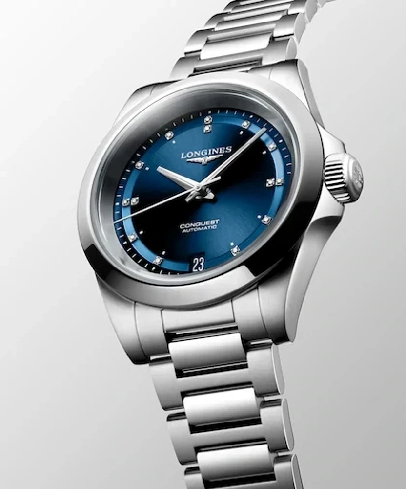 Conquest Blue Dial 34MM Automatic L34304976