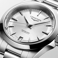 Conquest Silver Dial 34MM Automatic L34304726