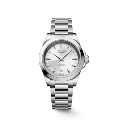 Conquest Silver Dial 34MM Automatic L34304726