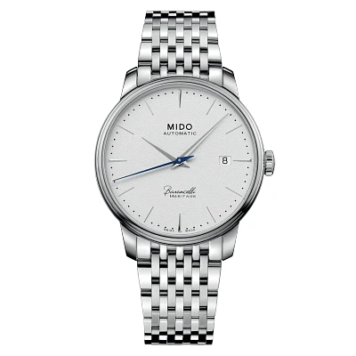 Mido Baroncelli Heritage 39 MM White Dial Automatic M027.407.11.011.00