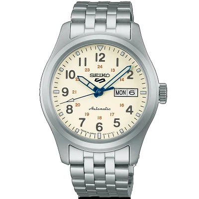 Seiko 5 Sports Beige Dial 39MM 110th Anniversary Automatic SRPK41K1