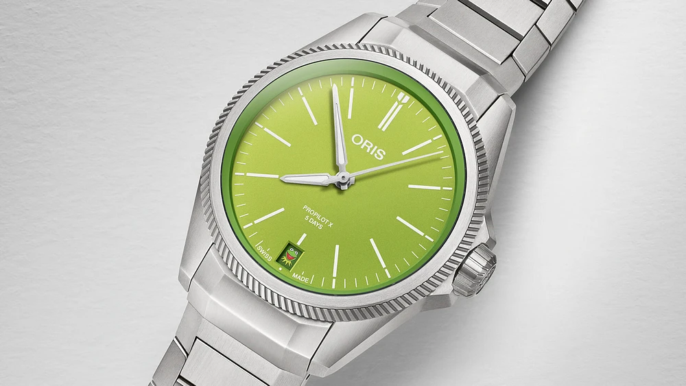 Oris ProPilot X Kermit Edition Titanium Green Dial 39MM Automatic SET Limited Edition