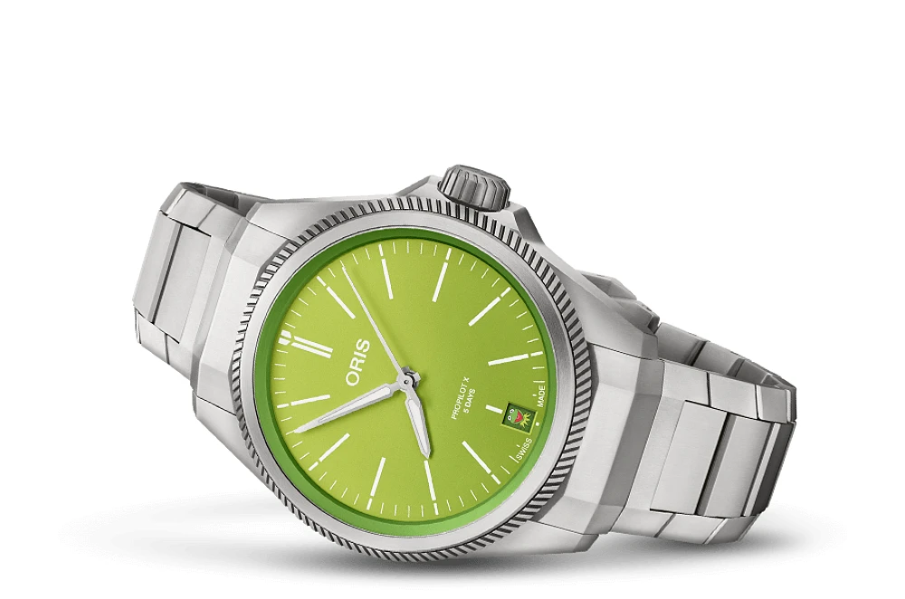 Oris ProPilot X Kermit Edition Titanium Green Dial 39MM Automatic SET Limited Edition