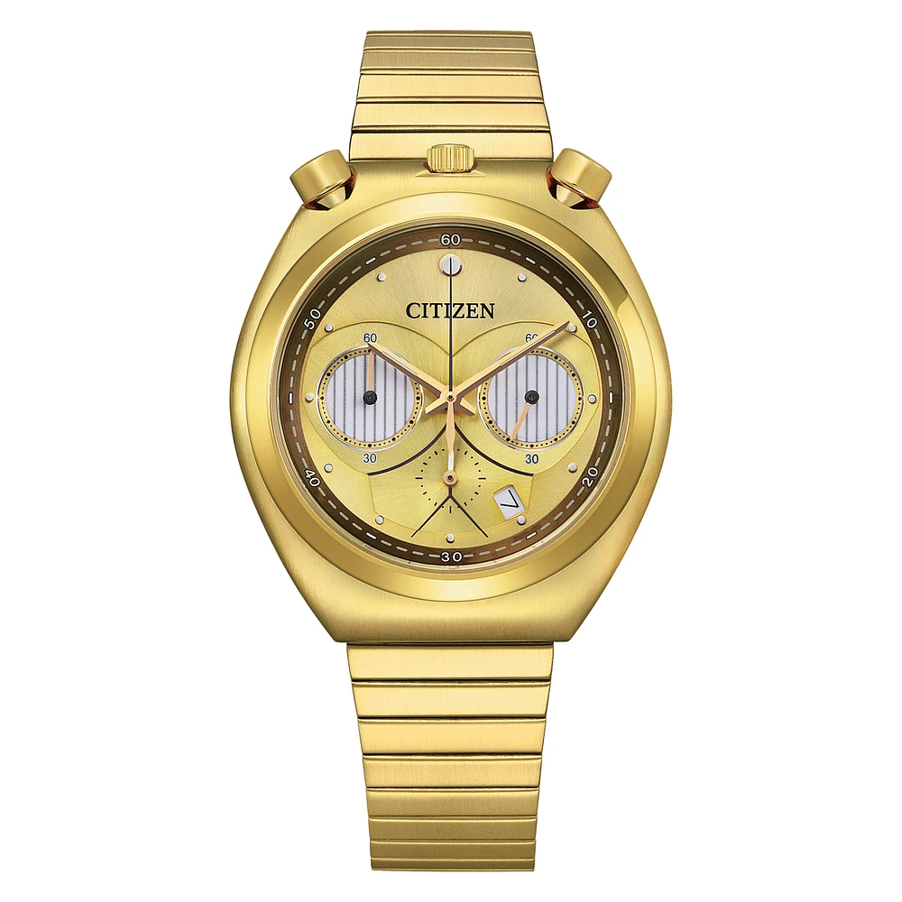 Citizen C-3PO Champagne Dial 38MM Quartz AN3662-51W