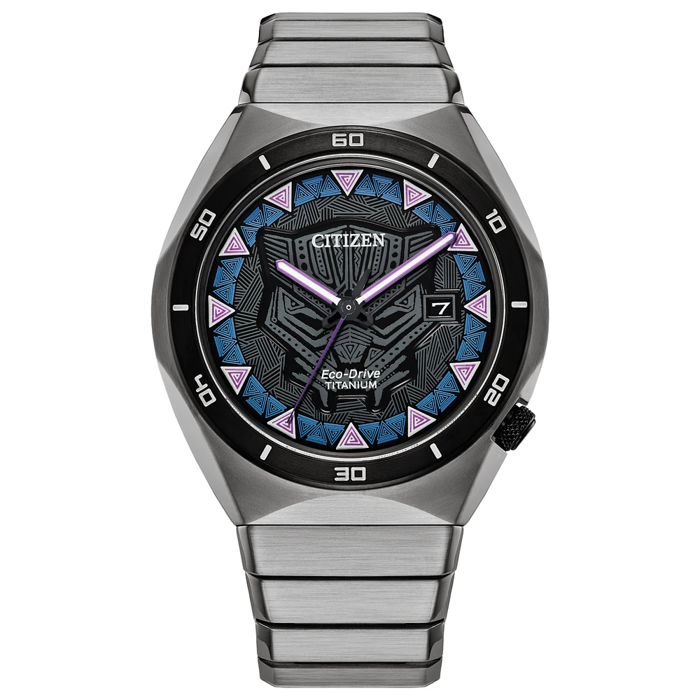 Citizen Black Panther Grey Dial 41MM Eco-drive AW1668-50W