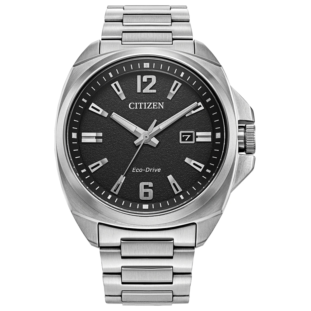 Citizen Endicott Black Dial 42MM Eco-drive AW1720-51E