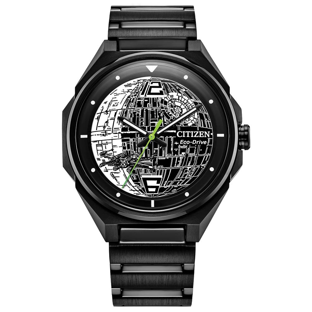 Citizen Death Star 2 Black Dial 41MM Eco-drive BJ6539-50W