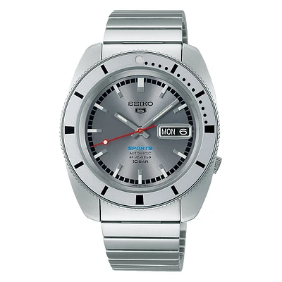 Seiko 5 Sports Silver Dial 39MM Heritage Limited Edition Automatic SRPL03