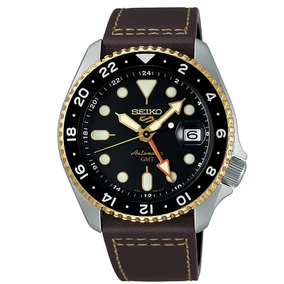 Seiko 5 Sports GMT Black Dial 43MM Automatic SSK036