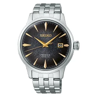 Seiko Presage Cocktail Night Time Tokyo 40MM Grey Dial SRPK93J1