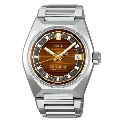 King Seiko VANAC 41MM Brown Dial SLA089 Limited Edition