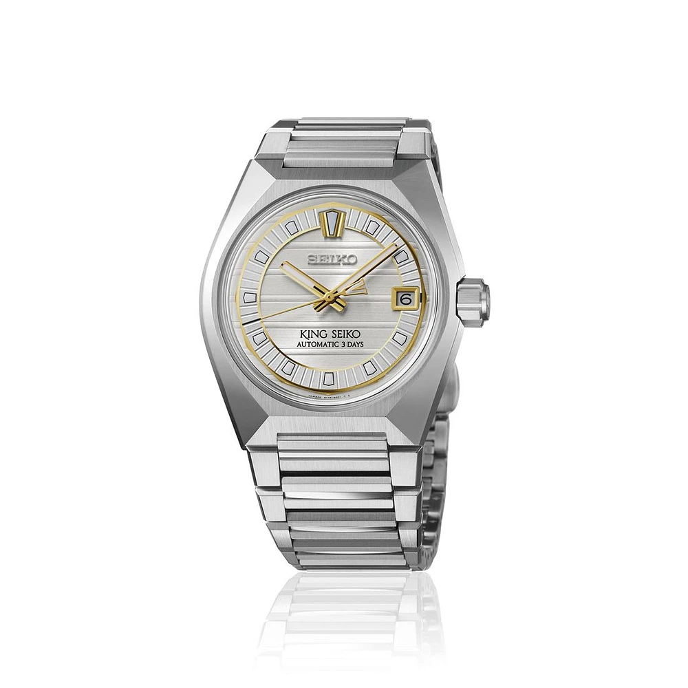 King Seiko VANAC 41MM Silver Dial SLA087