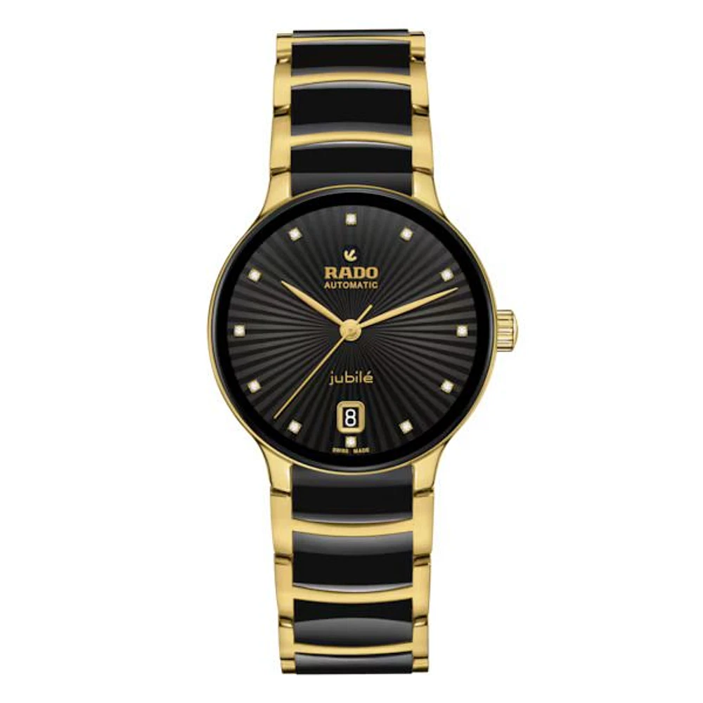 Centrix Diamonds Black Dial 35MM Automatic R30032742