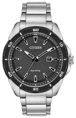 Action Required Black Dial 45MM Eco-Drive AW1588-57E