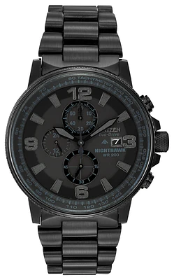 Nighthawk Black Dial 42MM Eco-Drive CA0295-58E