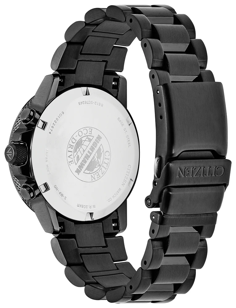 Nighthawk Black Dial 42MM Eco-Drive CA0295-58E