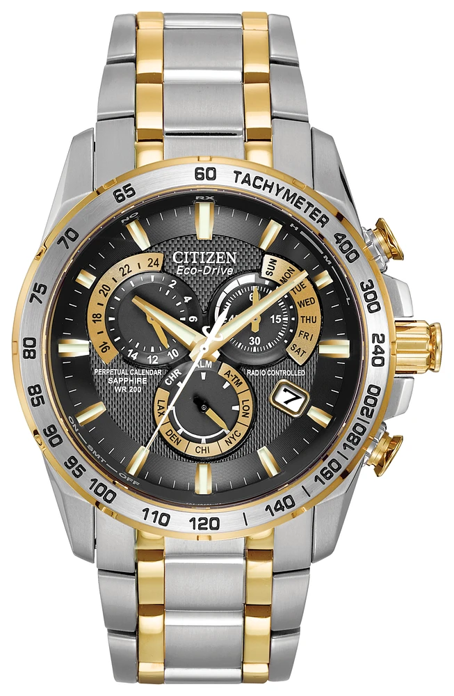 Citizen Perpetual Chrono A-T Black Dial 42MM Eco-Drive AT4004-52E