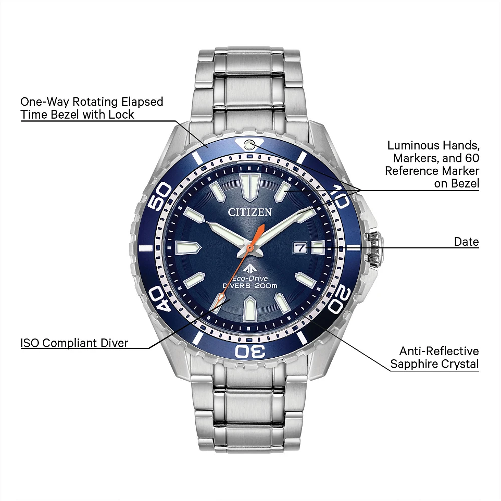 Promaster Diver Blue Dial 45MM Eco-Drive BN0191-55L