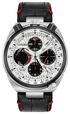 Citizen Promaster Tsuno Chrono Racer Silver Dial 45MM Eco-Drive AV0071-03A