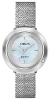 Citizen L Ambiluna Mother of Pearl 
Dial 32MM Eco-Drive EM0640-58D