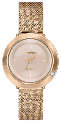 Citizen L Ambiluna Mother of Pearl Dial 32MM Eco-Drive EM0643-50X