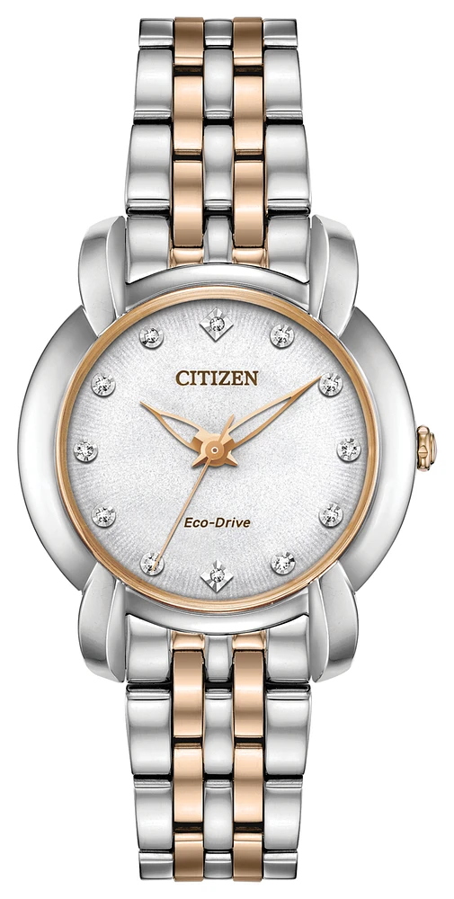 Jolie White Dial 30MM Eco-Drive EM0716-58A