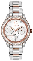 Silhouette Crystal White Dial 37MM Eco-Drive FD2016-51A