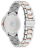 Silhouette Crystal White Dial 37MM Eco-Drive FD2016-51A