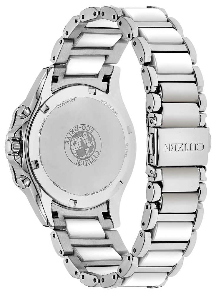 Silhouette Diamond White Dial 40MM Eco-Drive FB1230-50A