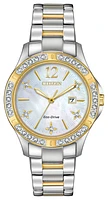 Elektra Mother of Pearl Dial 32MM Eco-Drive EW2514-59D