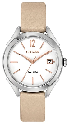 LTR - Long Term Relationship White Dial 34MM Eco-Drive FE6140-03A