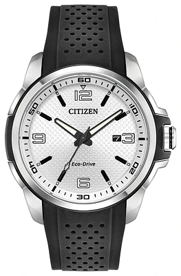 Citizen Action Required Silver Dial 45MM Eco-Drive AW1150-07A