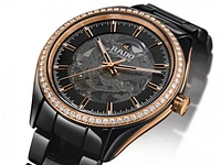 HyperChrome Automatic Open Heart Diamonds Black Dial 42MM R32029152