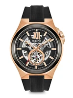 Maquina Black Skeleton Dial 46MM Automatic 98A177