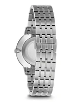 Classic Diamond Silver Dial 31MM Quartz 96P183