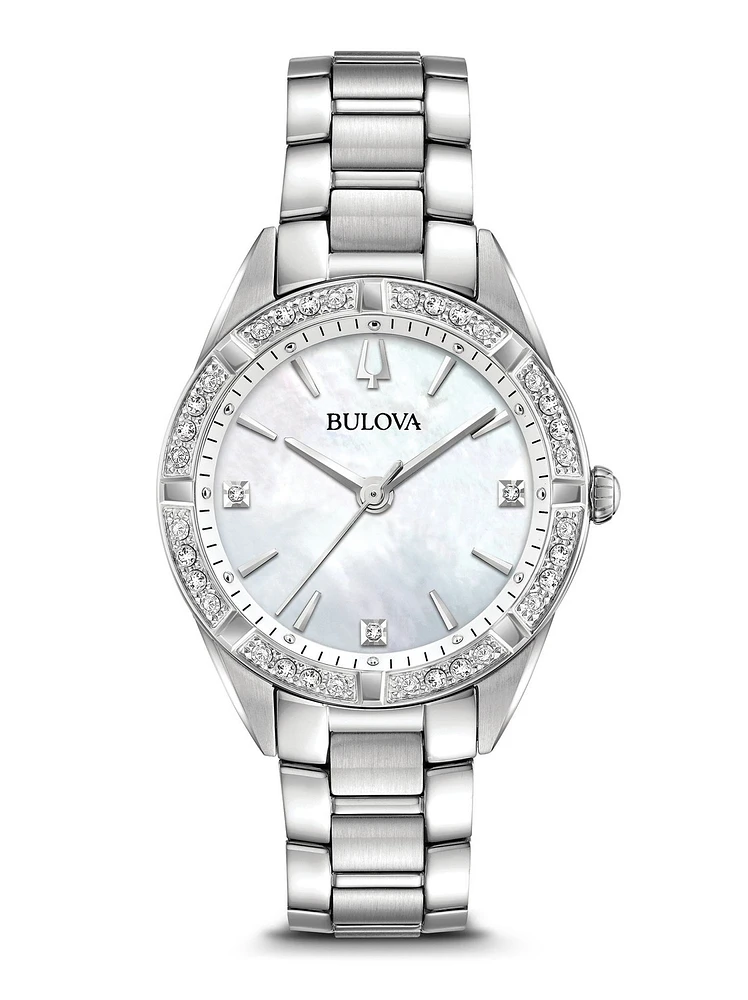 Sutton Mother of Pearl Dial 33MM Quartz 96R228