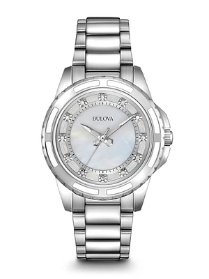 Classic Diamond Mother Of Pearl Dial 32MM Quartz 96S144