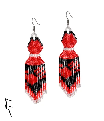 MMIW Handprint Beaded Earrings