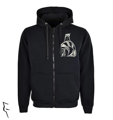 Killerwhale - Adult Zip Hoodie black