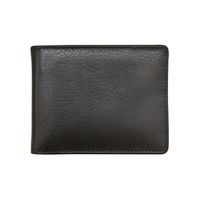 Men's Bifold Wallet with Center Flip